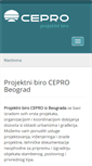 Mobile Screenshot of cepro.rs